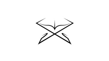 Yaratıcı Kuran Kitap Logo Vektörü Sembolü