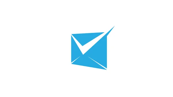 Kreative Umschlagkontrolle Logo Vektor Symbol — Stockvektor