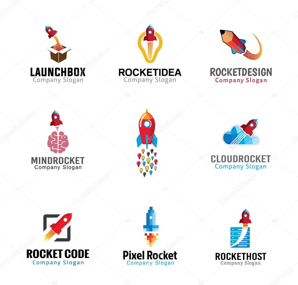 Rockets Spaceship Design Illustration N2
