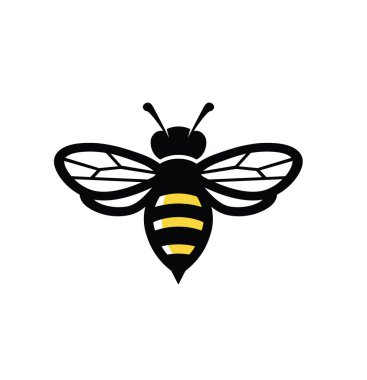 Arı Logosu Geometrik Böcek Tasarımı Vektör Tasarımı Simgesi Resimleri