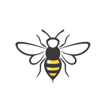 Arı Logosu Geometrik Böcek Tasarımı Vektör Tasarımı Simgesi Resimleri