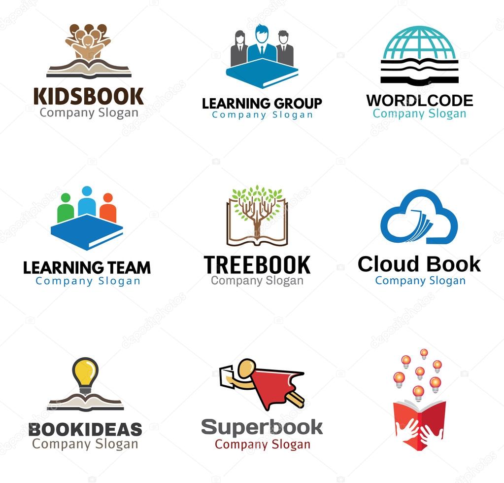 Book Object Symbol Design  Illustration