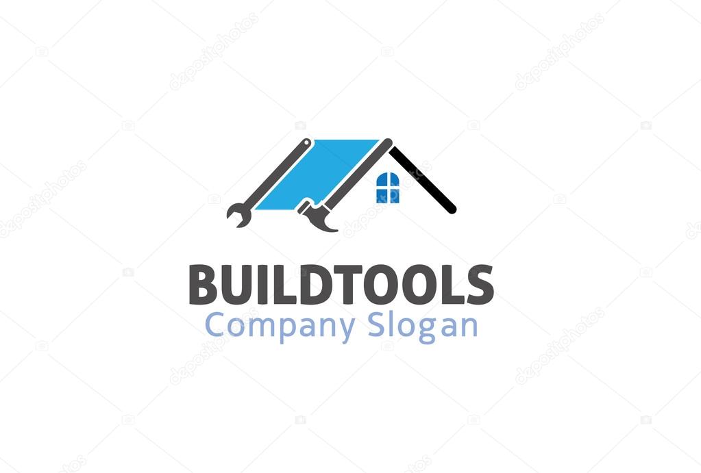 House Repair Wrench Hammer Design