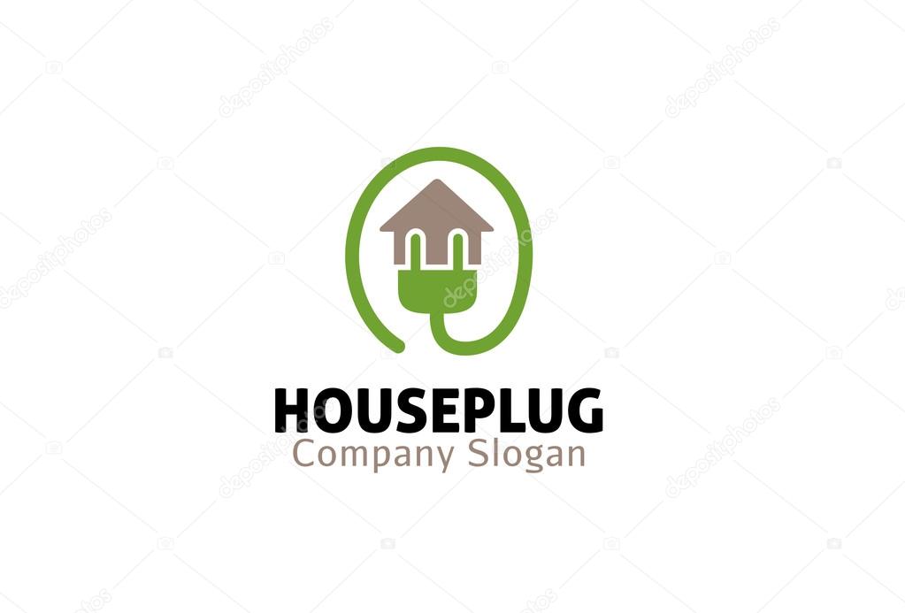 Plug House Design Illustration
