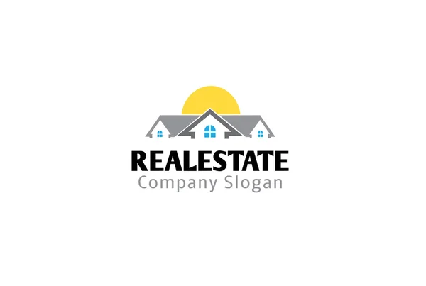 Real Estate Design Illustration — Stock Vector