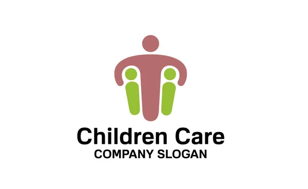 Children Care Design Illustration — Stock Vector