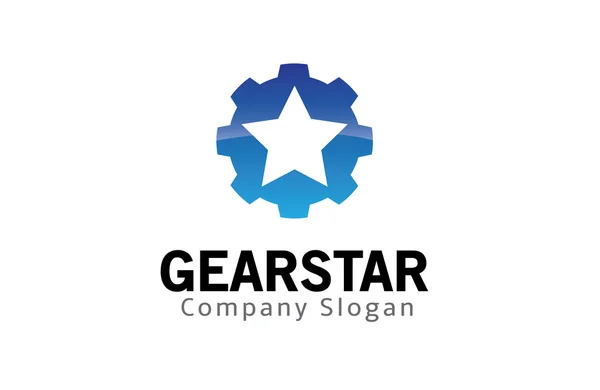 Gearstar 设计插图 — 图库矢量图片