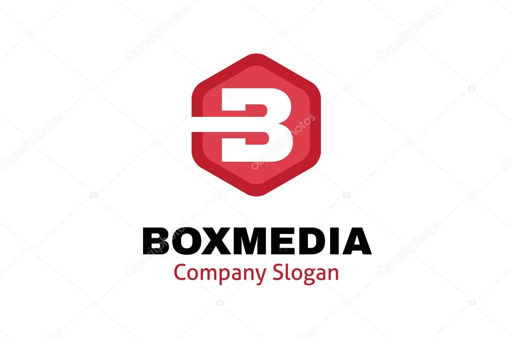 Box Media Hexagon Design