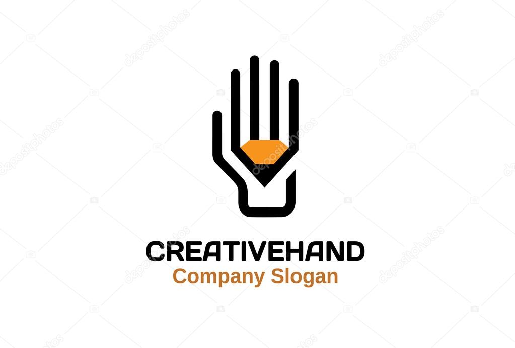 Creative Hand Design Illustration