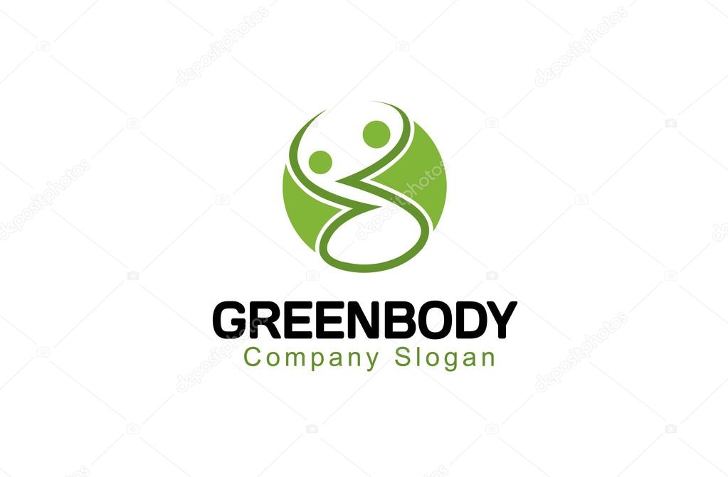 Green Body Design Illustration