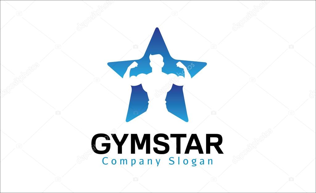 Gymstar Symbol Design Illustration