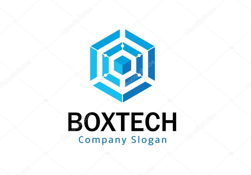 Hexagon Symbol Design Illustration