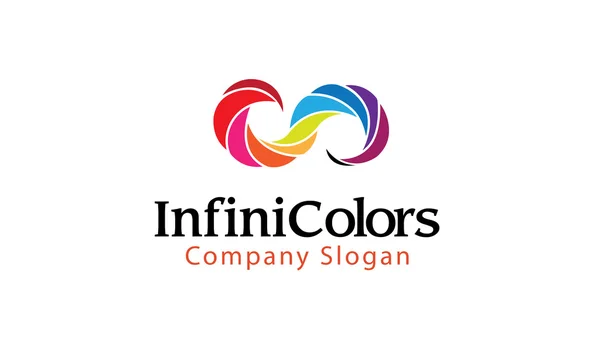 Infinite Color Design Illustration — Stock Vector