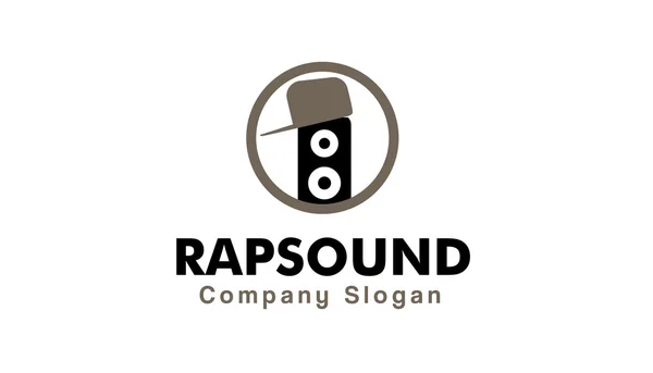 Rap Sound Design Illustration — Stock Vector