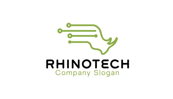 Rhinotec σχεδιασμό εικονογράφηση — Διανυσματικό Αρχείο