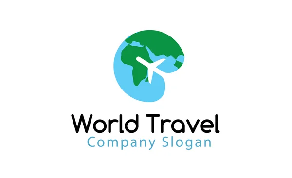 World Travel Design Illustrazione — Vettoriale Stock