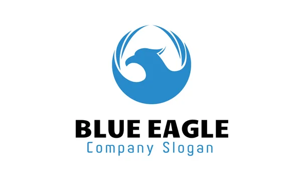 Синій орел дизайн рисунку — стоковий вектор