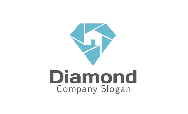 Ilustración del diseño del diamante — Vector de stock