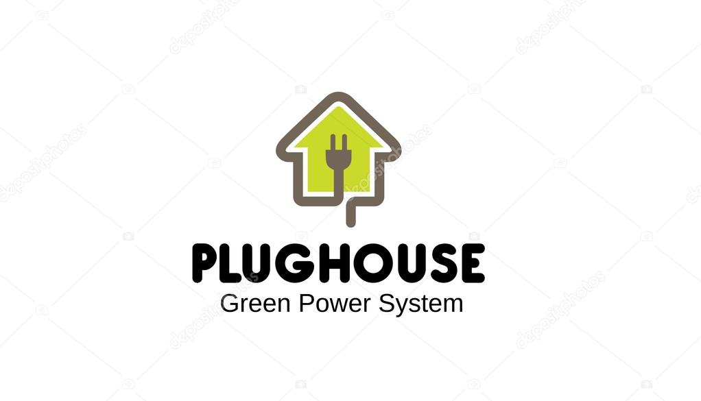 Plug House Design Illustration