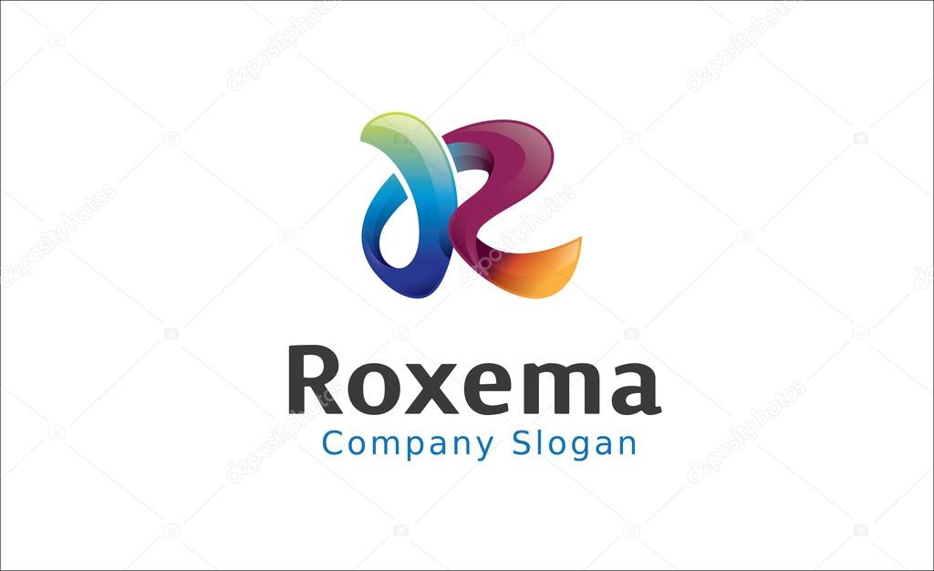 Roxema Letter Design Illustration