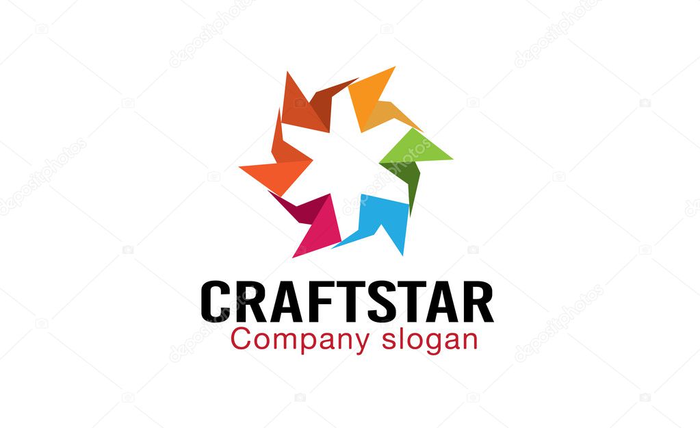 Craft Star Design Illustration