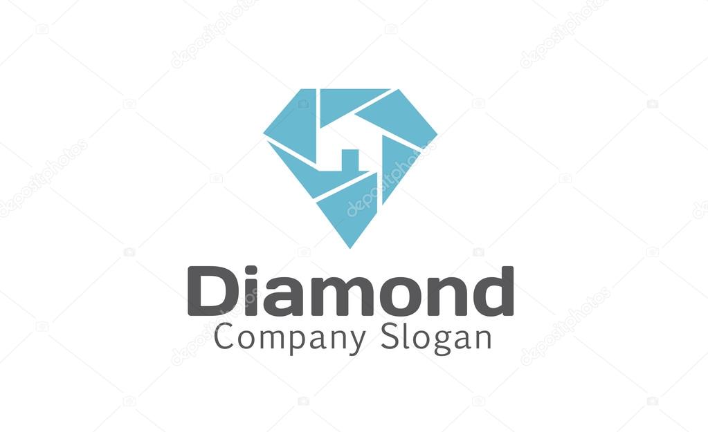 Diamond Symbol Design Illustration