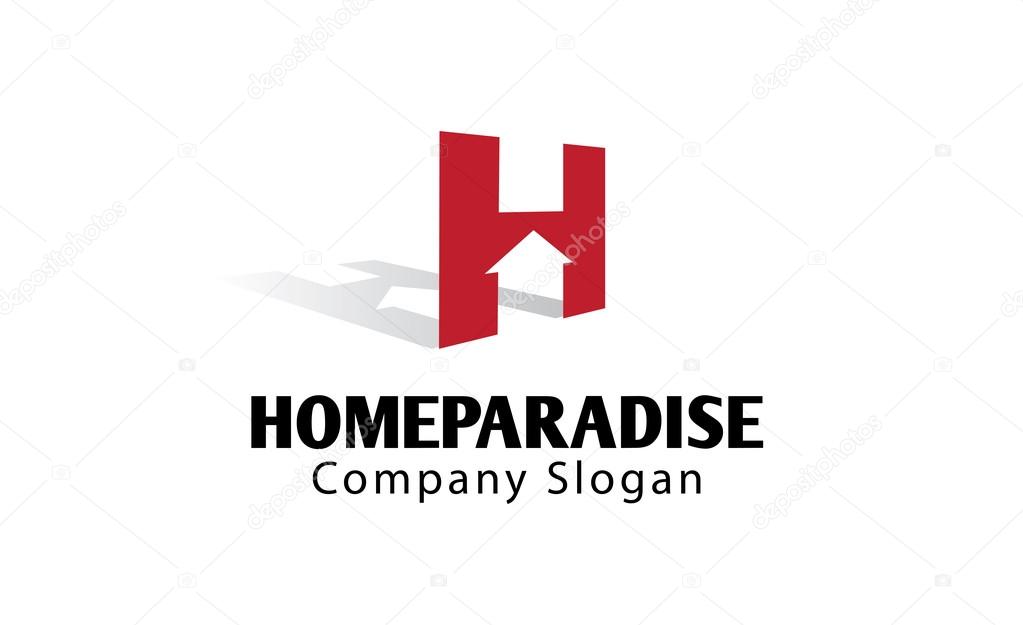 Green Home Design Illustration