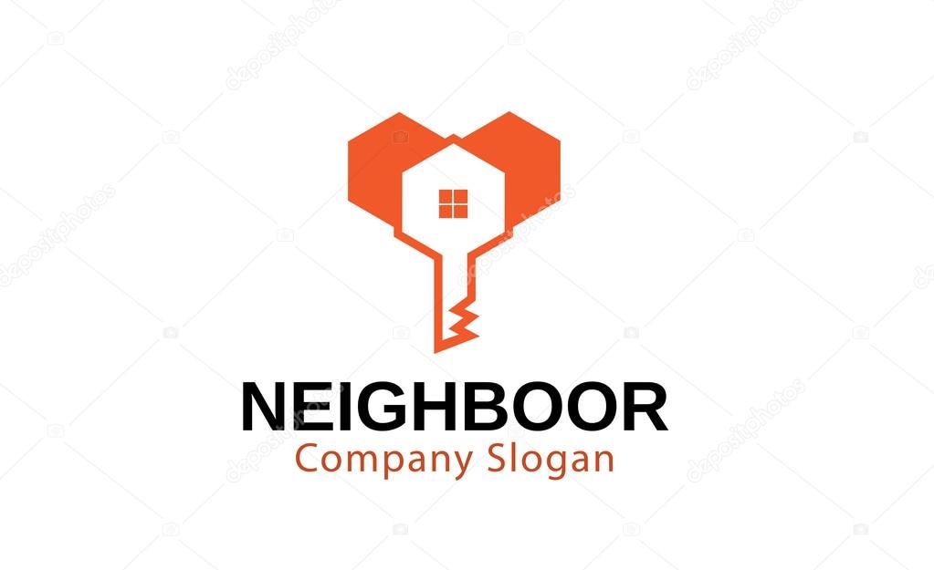 Neighboor Symbol Design Illustration