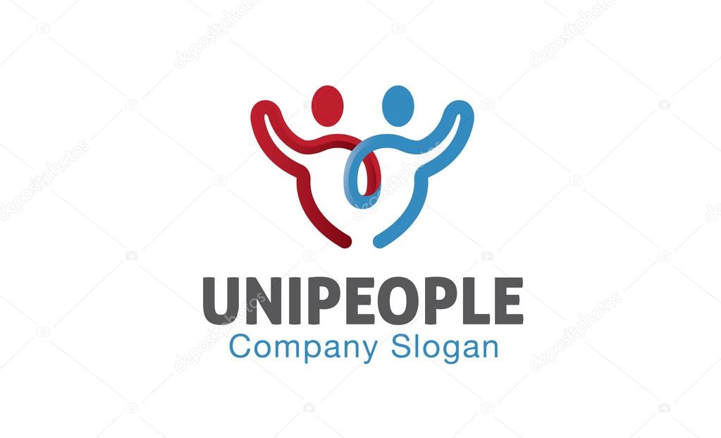 Unipeople Symbol Design Illustration
