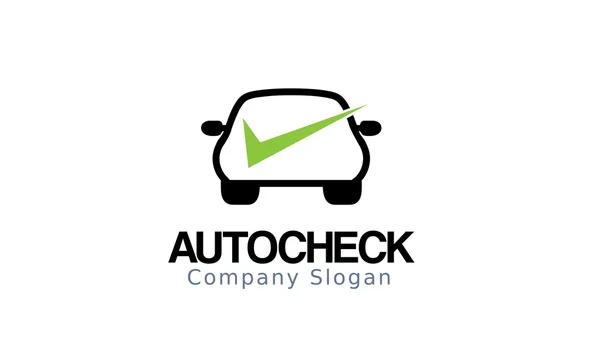 Auto carro cheque Design — Vetor de Stock