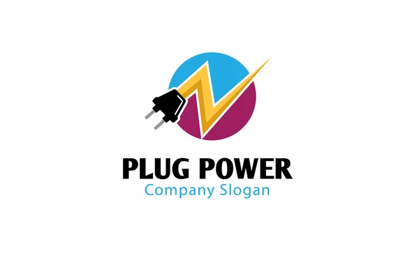 Plug Power Design Ilustração — Vetor de Stock