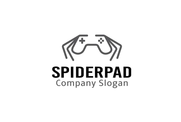 Spider pad Design Illustration — Stock Vector