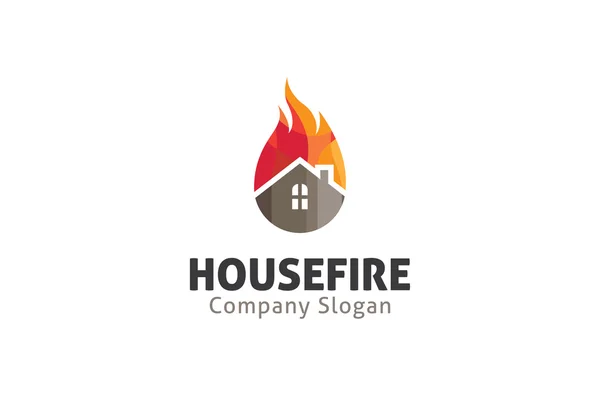 House Fire design — Stock Vector