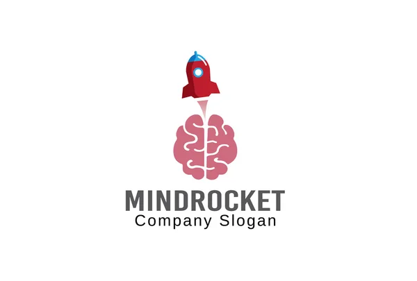 Mind Rocket Design Ilustrație — Vector de stoc