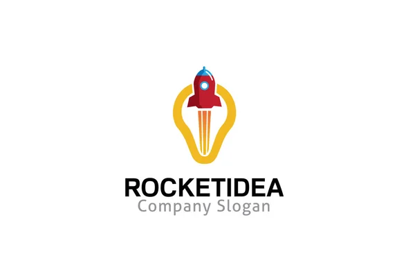 Rocket Design idé Illustration — Stock vektor