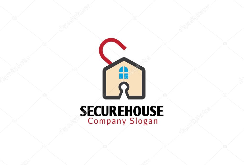 Secure Design House Illustration
