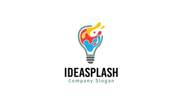 Idea de diseño Splash Ilustración — Archivo Imágenes Vectoriales