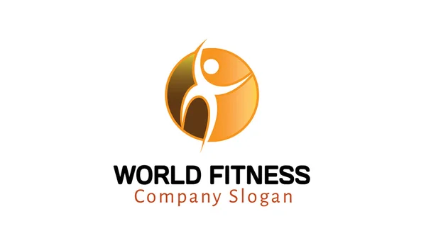 World Fitness Design Ilustración — Vector de stock