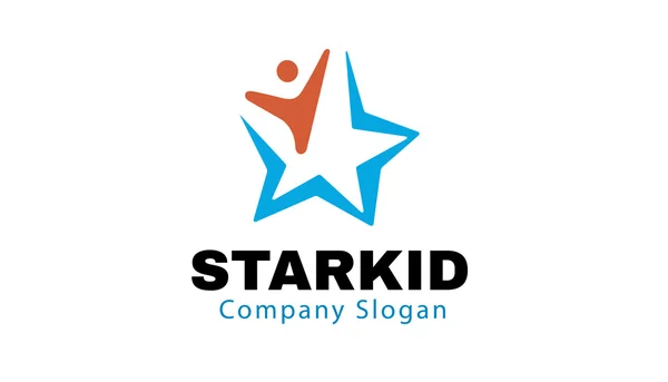 Ilustração Star Kid Design —  Vetores de Stock