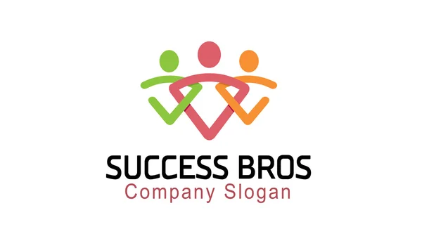 Succes Bros Illustration de conception — Image vectorielle