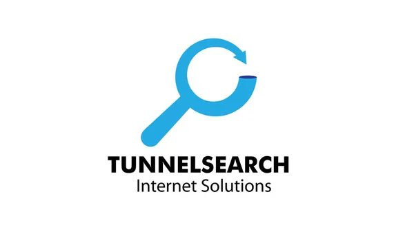 Illustration de conception de recherche de tunnel — Image vectorielle