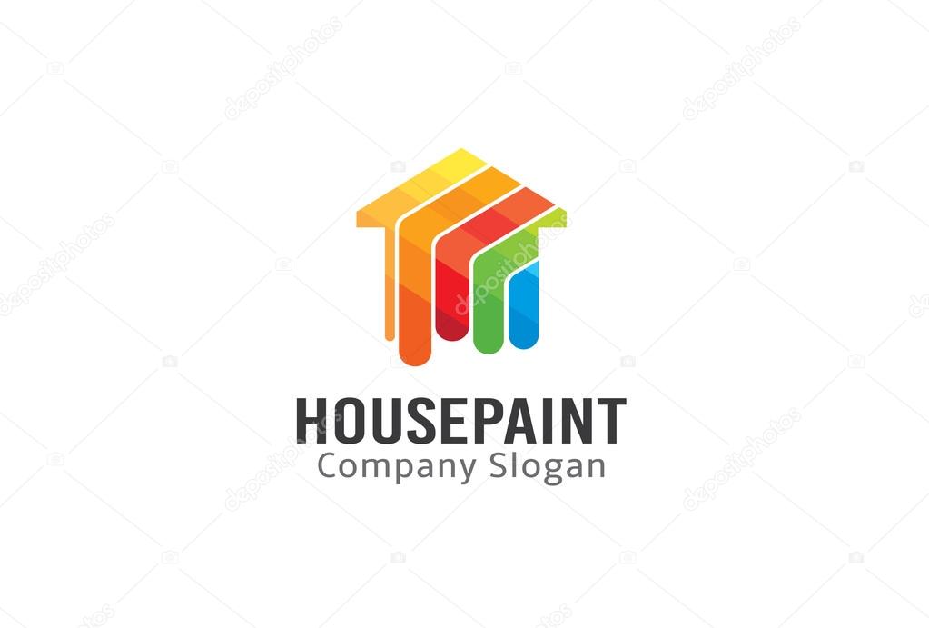 House Paint Design Illustration