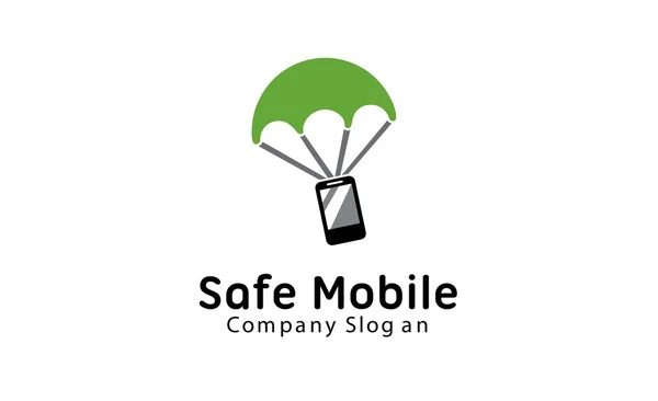 Bezpieczny mobilny projekt ilustracja — Wektor stockowy