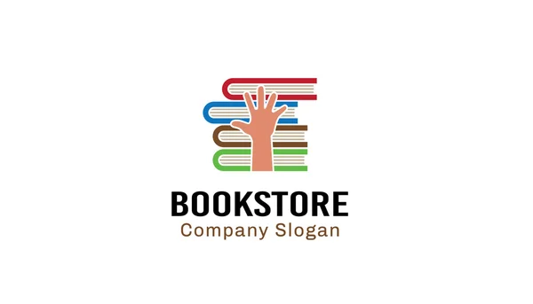 Book Store Design Illustration — Stock Vector