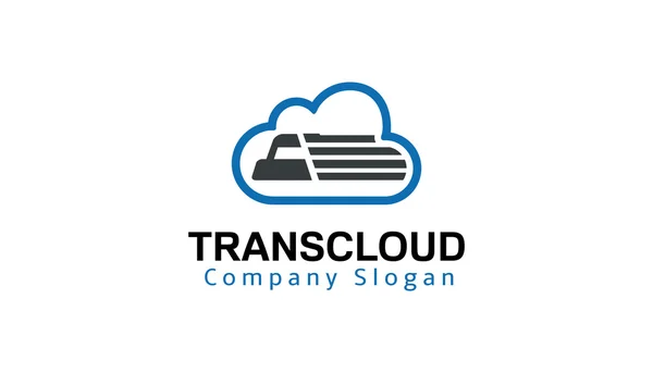 Μεταφορές σύννεφο σχεδιασμό εικονογράφηση — Διανυσματικό Αρχείο