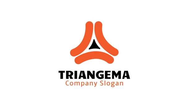 Triangema Design Illustration — Stock Vector
