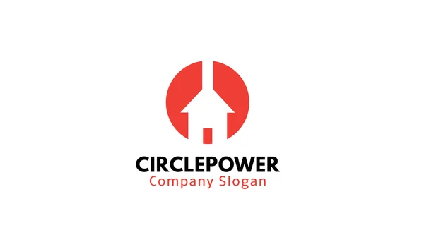 Circle Power Design Illustration — Stock Vector