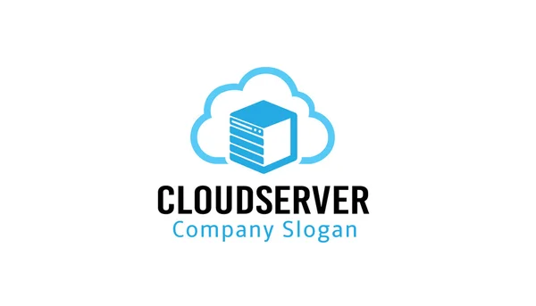 Cloud Server Symbol Design Illustration — Stock vektor