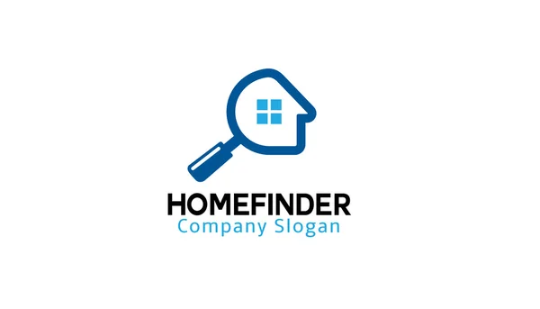 Дизайн Home Finder — стоковый вектор