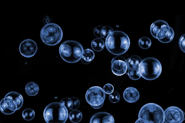 Fundo bolha, bolhas de sabão — Fotografia de Stock